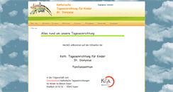 Desktop Screenshot of kita-fz-dionysius.de